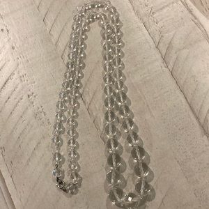 Art deco crystal necklace